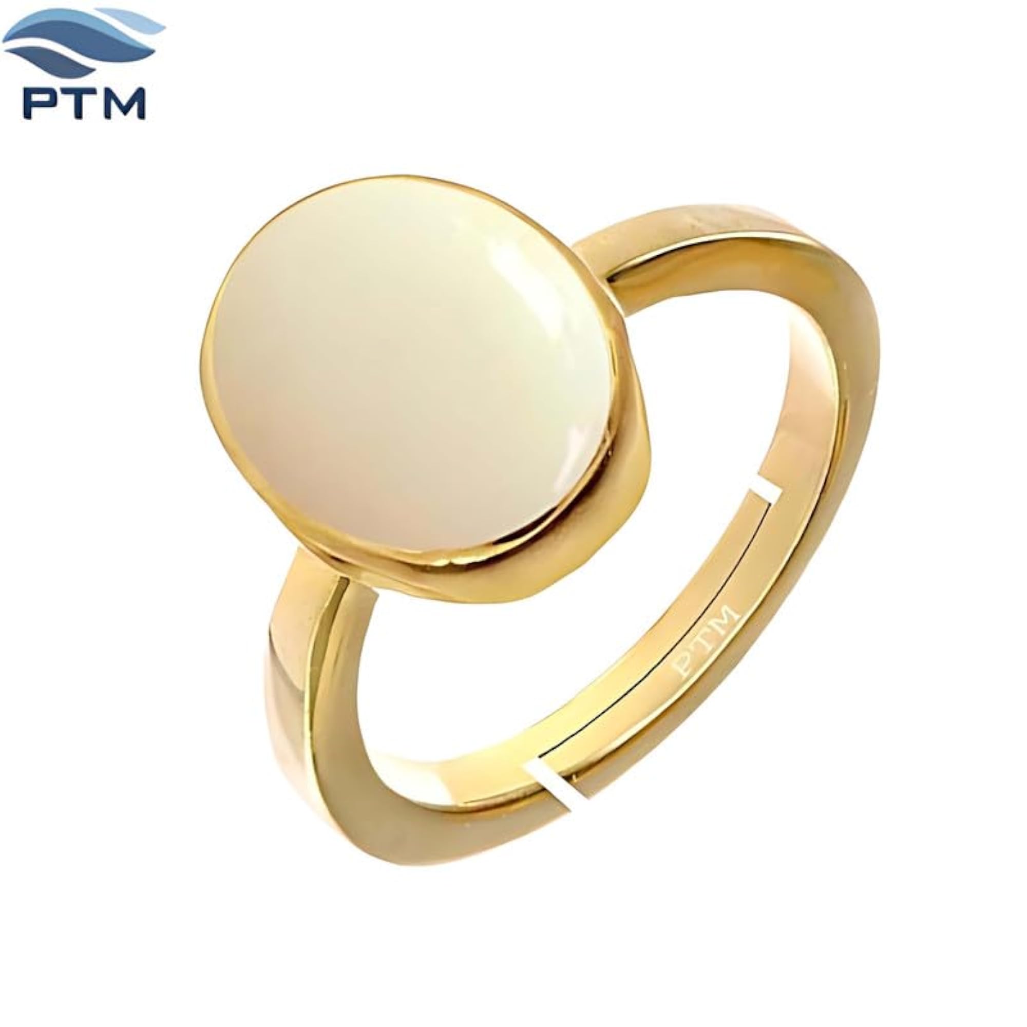 Natural Opal 7.5 Ratti Adjustable Gold Plated Ring
